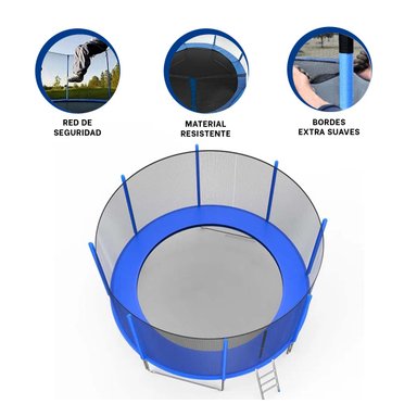 TRAMPOLIN COMODAMENTE BUENO Y AGRADABLE Y+GIFT MINIAGENDA - 2
