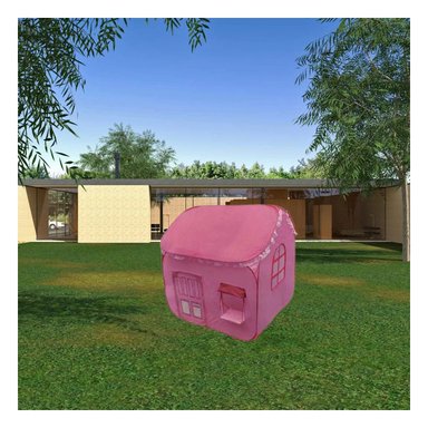 PACK3 CASITA DURADERO EN MULTICOLOR Y+BANDERITAS ADHESIVAS - 1