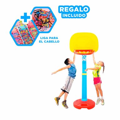 PACK3 CANASTA PARA EL BASQUET INCREIBLE Y+LIGAS DE REGALO