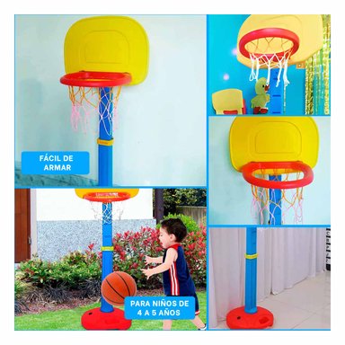 PACK3 CANASTA PARA EL BASQUET INCREIBLE Y+LIGAS DE REGALO - 4
