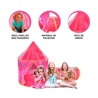 PACK2 CARPA INFANTIL DE DOS PIEZAS ROSADO Y+LIGAS DE REGALO - 2