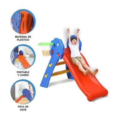 PACK3 RESBALADERA DE PARTY MULTICOLOR Y+BANDERITAS ADHESIVAS - 5