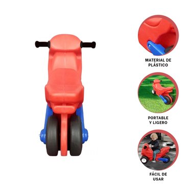 PACK3 MOTO FACIL DE ARMAR EN MULTICOLOR Y+REGALO STICKERS - 4