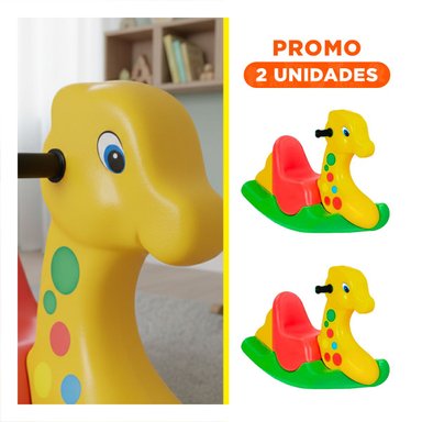 PACK2 MECEDORA DE PELUCHE CON COLORES LLAMATIVOS PARA ATRAER LA ATENCION DEL INFANTE