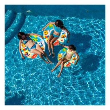 PACK5 INFLABLE INFANTIL EN CELESTE Y+LIGAS DE REGALO - 1