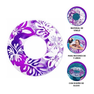 PACK5 FLOTADOR RESISTENTE EN COLOR MORADO Y+PAPEL DE REGALO - 3