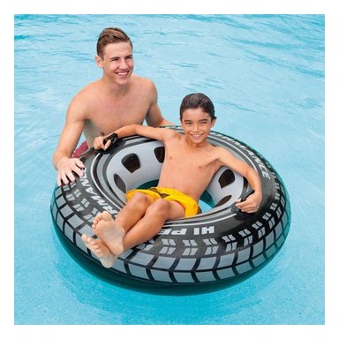 PACK12 FLOTADOR DE AGUA ESTILO RUEDA LLANTA DE 91 CM Y+PAPEL REGALO - 3