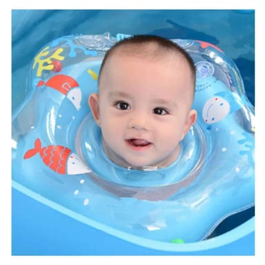 PACK6 COLLAR FLOTANTE CELESTE DE CUELLO 66 X 44 CM PARA PISCINA FAMILIAR - 2