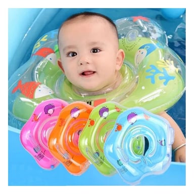 PACK6 COLLAR FLOTANTE CELESTE DE CUELLO 66 X 44 CM PARA PISCINA FAMILIAR - 3