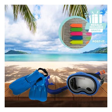 PACK3 SET SEGUROS Y PRACTICOS EN AZUL Y+BANDERITAS ADHESIVAS