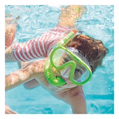 PACK6 LENTES ACUATICOS VERDE PRACTICOS Y AJUSTABLES PARA JUEGOS EN PISCINA Y+PAPEL REGALO - 2