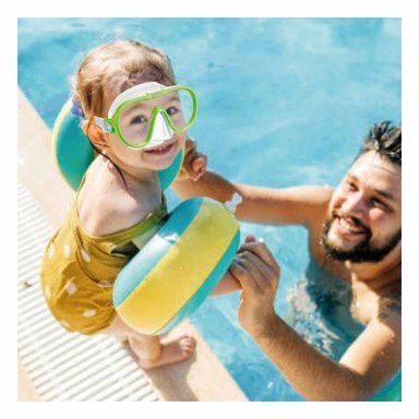 PACK6 LENTES ACUATICOS VERDE PRACTICOS Y AJUSTABLES PARA JUEGOS EN PISCINA Y+PAPEL REGALO - 5