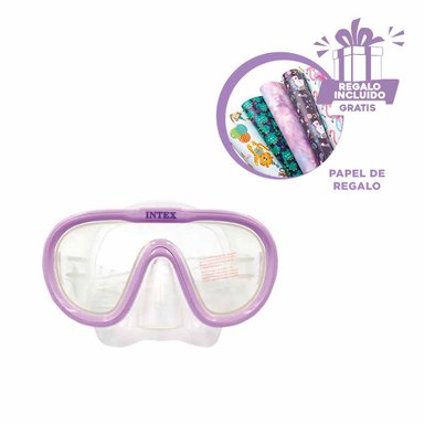 PACK3 LENTES ADAPTABLES PARA NADAR LILA Y+PAPEL DE REGALO