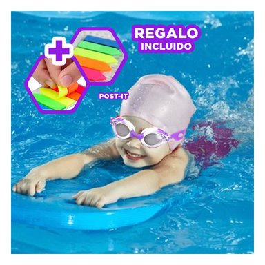 PACK6 LENTE SEGURO EN MULTICOLOR Y+BANDERITAS ADHESIVAS