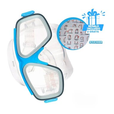 PACK3 LENTES MANEJABLES EN COLOR CELESTE Y+REGALO STICKERS