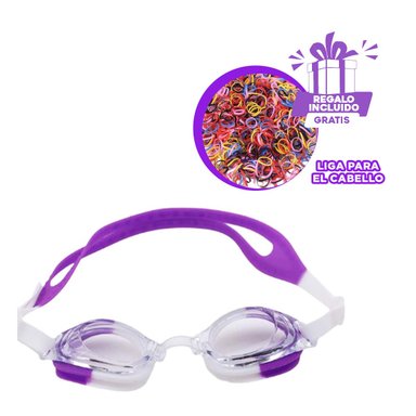 PACK3 GAFAS IMPERMEABLE EN MULTICOLOR Y+LIGAS DE REGALO