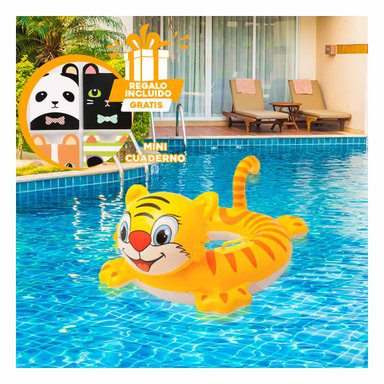 PACK4 FLOTADOR DURO INFANTIL DE TIGRE Y+REGALO AGENDITA - 1