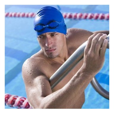 PACK5 LENTES Y GORRO FUNCIONAL PARA NATACION EN COLOR AZUL