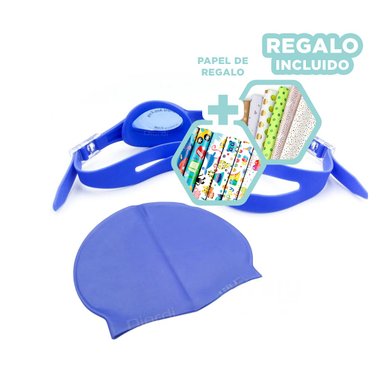 PACK5 LENTES DE ENTRENAMIENTO EN AZUL Y+PAPEL DE REGALO