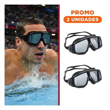 PACK2 LENTES SUBMARINOS CON LENTE CLARA Y COMODIDAD VISUAL PARA NATACION