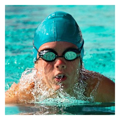 PACK3 LENTES Y GORRO FUNCIONAL PARA NATACION EN CELESTE