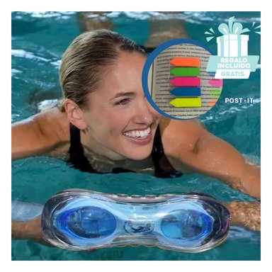 PACK4 LENTES CON DISEÑO EN CELESTE Y+BANDERITAS ADHESIVAS