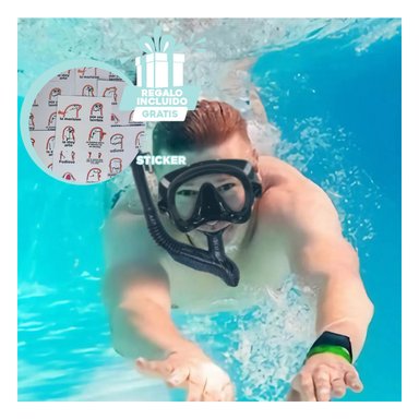 PACK3 SET DE EQUIPO PARA BUCEAR EN TALLA M Y+REGALO STICKERS