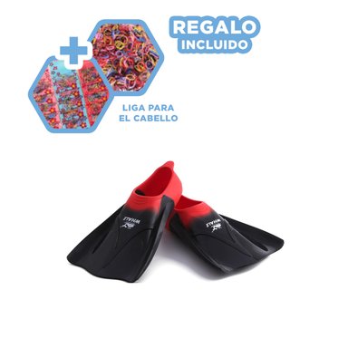 ALETIN PARA NATACIÓN EN TALLA S Y+REGALO LIGAS PARA PEINAR
