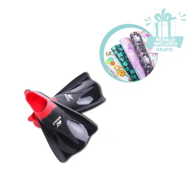 ALETA COMPACTA PARA PISCINA EN TALLA S Y+PAPEL DE REGALO