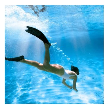 PACK2 SET DE NATACION Y BUCEO 3 PCS TALLA L NEGRO CON ALETAS LENTES Y SNORKEL PARA AGUA - 5