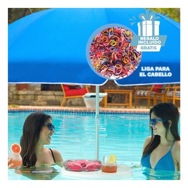 PACK2 GAFAS IMPERMEABLE EN COLOR ROSADO Y+LIGAS DE REGALO