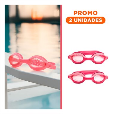 PACK2 VISOR DE AGUA ROSADO PARA NINOS PARA PRACTICA ACUATICA