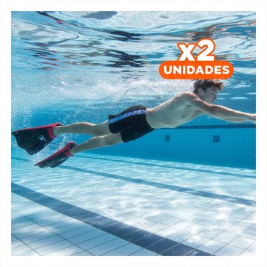 PACK2 ALETA COMPACTA TALLA M ROJO Y NEGRO CON ESTRUCTURA SUAVE Y+REGALO STICKER