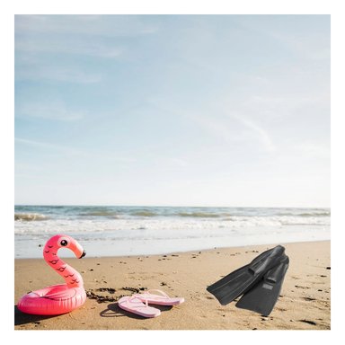 PACK5 ALETAS DE CAUCHO FLEXIBLES TALLAS 38-39 EN NEGRO