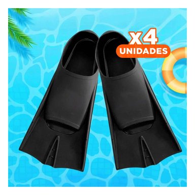 PACK4 PRODUCTOS ACUATICOS CON ALETAS NEGRAS PARA DESPLAZAMIENTO EFICIENTE