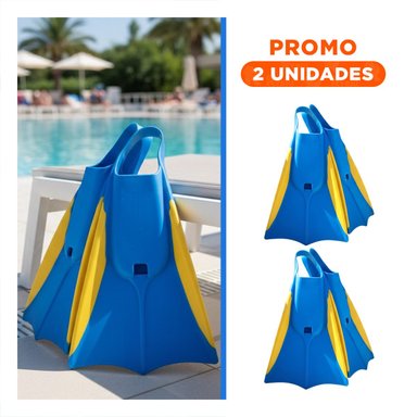 PACK2 ELEMENTO FLOTANTE PARA NATACION CON ALETAS DE CAUCHO COMODAS