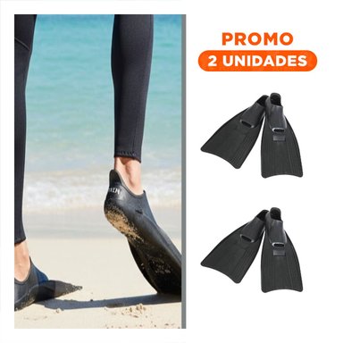 PACK2 ALETAS DEPORTIVAS DE CAUCHO TALLAS 38 39 CON TECNOLOGIA FLEXIBLE PARA EJERCICIOS INTENSOS