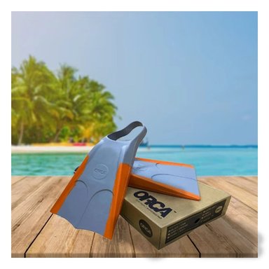 PACK3 ALETAS AJUSTABLE DE NATACION PLOMO Y+PAPEL DE REGALO