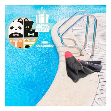 PACK2 ALETA AJUSTABLE PARA NADO TALLA M Y+REGALO AGENDITA