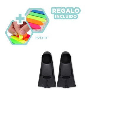 PACK3 ALETAS ERGONOMICAS EN NEGRO Y+BANDERITAS ADHESIVAS