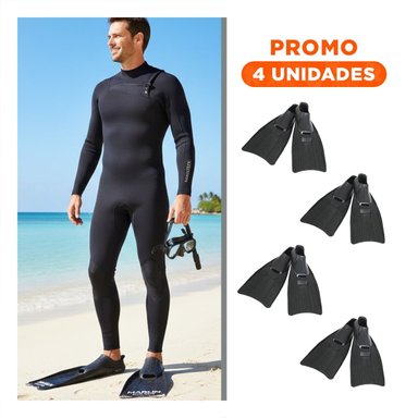 PACK4 ALETAS DEPORTIVAS DE CAUCHO TALLAS 38 39 ANTIDESLIZANTE PARA PISCINA Y+REGALO STICKER