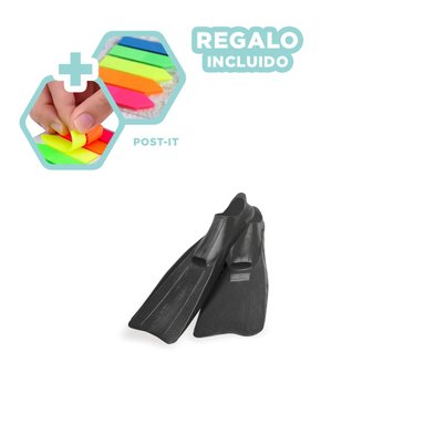 PACK2 ALETAS ERGONOMICAS EN NEGRO Y+BANDERITAS ADHESIVAS