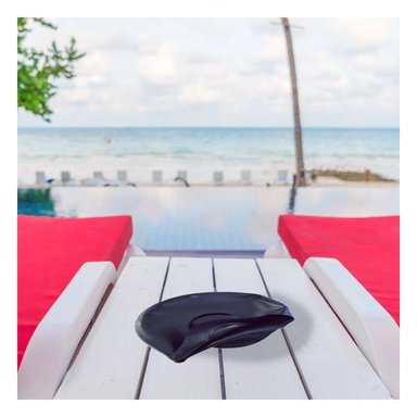 PACK6 GORRO DE NATACION EN NEGRO Y+BANDERITAS ADHESIVAS