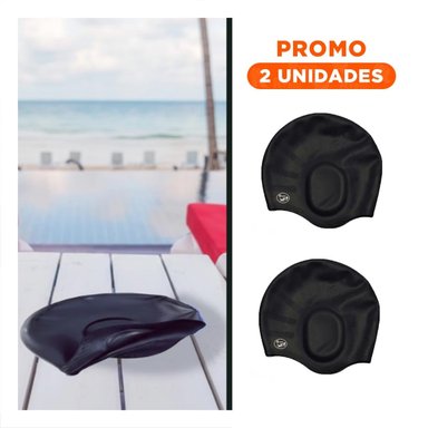 PACK2 GORRO DE USO DIARIO PARA PISCINA CON AJUSTE ERGONOMICO