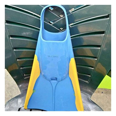 COMPLEMENTO DEPORTIVO ORCA PARA NATACION Y EJERCICIO AZUL AMARILLO