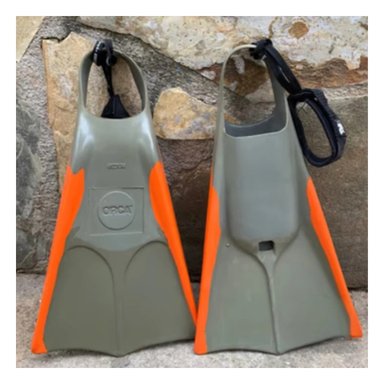 COMPLEMENTO DEPORTIVO ORCA PARA NATACION Y EJERCICIO PLOMO ANARANJADO Y+LIGAS REGALO