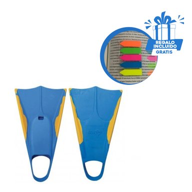 ALETILLA COMPACTA DE 43 A 44 AZUL Y+BANDERITAS ADHESIVAS