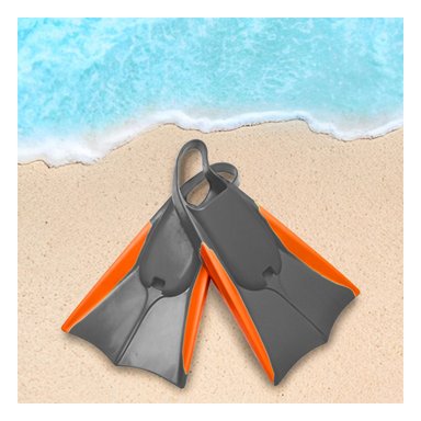 PACK2 FLIPPERS DE NATACION 39 AL 40 PLOMO Y+LIGAS DE REGALO