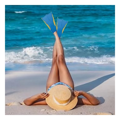 PACK3 ALETAS DE CAUCHO PARA NATACION DE 43 A 44 AZUL