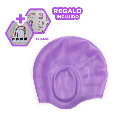 PACK4 CUBRECABELLO ERGONOMICO EN LILA Y+LIGAS DE REGALO